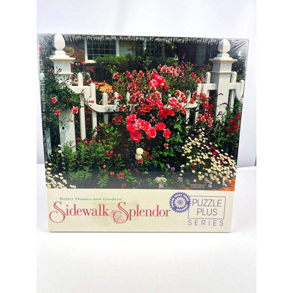 VTG 500 piece Sidewalk Splendor Puzzle Better Homes and Gardens SEALED 18x23 1/2